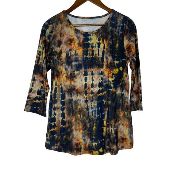 Soft Surroundings Tie-Dye Tunic Top Women’s Small Boho Hippie - Picture 1 of 10